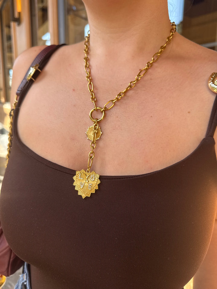 Love Charm Necklace 18k gold