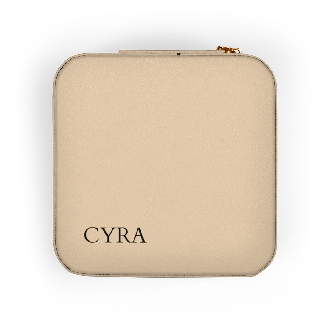 Elegant Travel Jewelry Case for Organizing Rings and Necklaces, Jewelry Organizer, Gift for Travelers, Travel Accessory