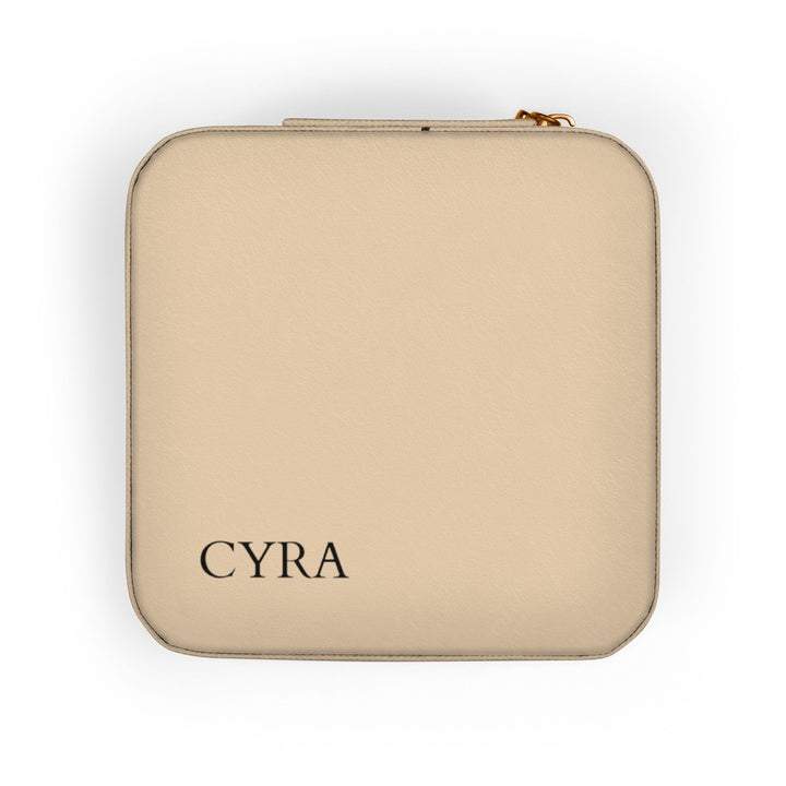 Elegant Travel Jewelry Case for Organizing Rings and Necklaces, Jewelry Organizer, Gift for Travelers, Travel Accessory