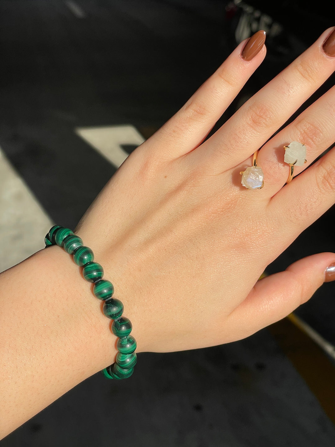 Malachite Crystal Bracelet