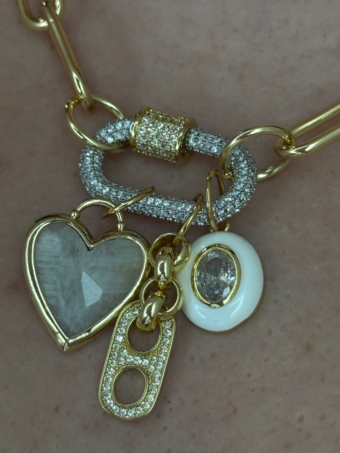 Moonstone Charm Necklace