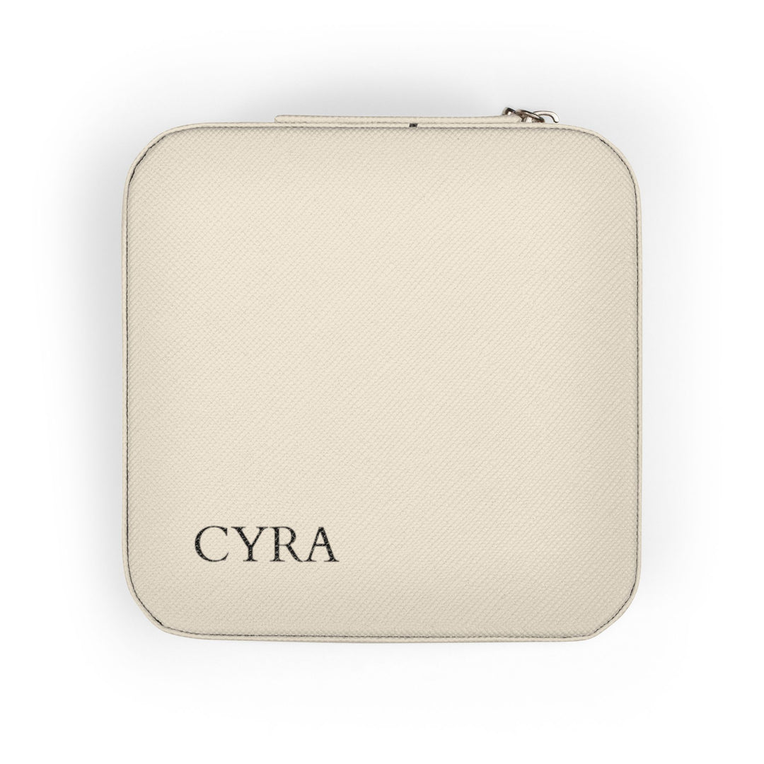Elegant Travel Jewelry Case for Organizing Rings and Necklaces, Jewelry Organizer, Gift for Travelers, Travel Accessory